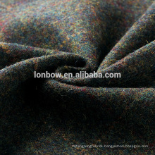 High quality fashion men's all wool tweed coat fabric regular stock on sale